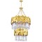 Cwi Lighting Panache 10 Light Down Chandelier With Medallion Gold Finish 1100P24-10-169 - alternate 1